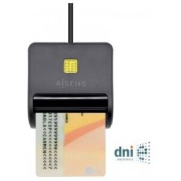 Aisens Lector de Tarjeta Inteligente DNI - Negro