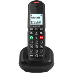 Alcatel XL685 Duo EWE Teléfono analógico Identificador de llamadas Negro