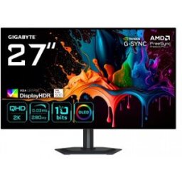 Gigabyte MO27Q28G Monitor Gaming OLED 27" QHD - 2560 x 1440 - 27" Quad HD - OLED - Negro - 280Hz
