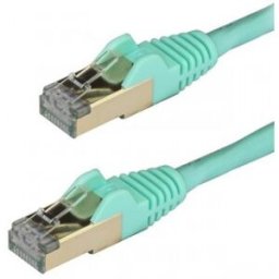 StarTech.com Cable de 3m de Red Ethernet RJ45 Cat6a Blindado STP - Cable sin Enganche Snagless - Agu