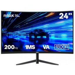 Nilox MONITOR 23 8 CURVO 200HZ HDMI DP - 23.8" Full HD - LCD - Negro - 200Hz