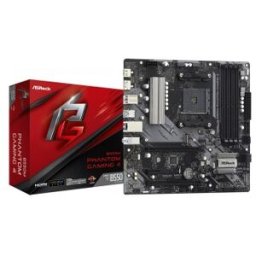 ASRock B550M Phantom Gaming 4 - Socket AM4 - micro ATX - AMD B550