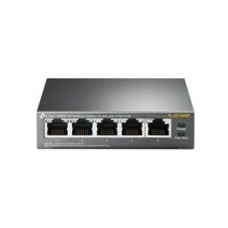 TP-Link TL-SF1005P switch No administrado Fast Ethernet (10/100) Energía sobre Ethernet (PoE) Negro