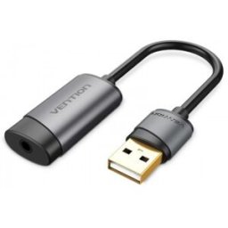 Vention Tarjeta de Sonido CDJHB - USB Macho - Jack 3.5 Hembra
