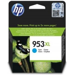 HP Cartucho de tinta Original 953XL de alto rendimiento cian, , F6U16AE, Cian, OfficeJet Pro 8210