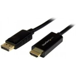 Startech.C StarTech Cable DisplayPort a HDMI de 1m - Color Negro - Ultra HD 4K - 1 x DisplayPort Macho Audio/Ví