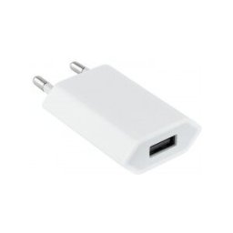 Nanocable MINI CARGADOR USB PARA IPOD IPHONE,5V-1A, BLANCO, Interior, MP3, Smartphone, Tableta, Corr