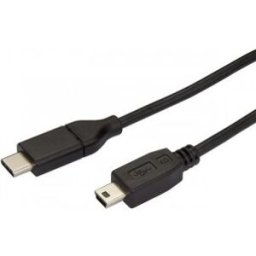 StarTech.com Cable de 2m USB-C a Mini USB-B - Cable Adaptador USB Tipo C a USB Mini B, 2 m, USB C, M