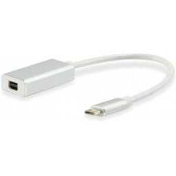 Equip USB C MALE TO MINI DP, USB Type C, Mini DisplayPort, Male connector/Female connector, Color bl