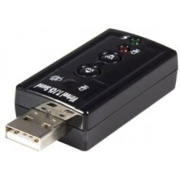 StarTech.com Tarjeta de Sonido 7,1 Virtual USB Externa Adaptador Conversor, 7.1 canales, USB, Window