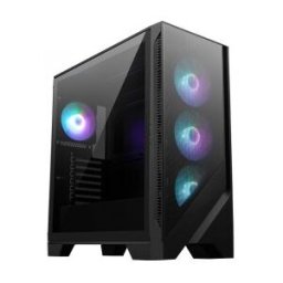 MSI MAG FORGE 320R AIRFLOW Micro Torre Negro, Transparente