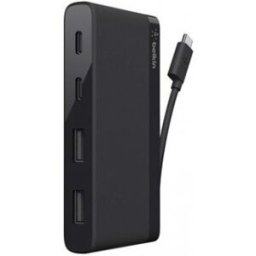 Belkin 3.0 USB-C TRAVEL HUB BLACK