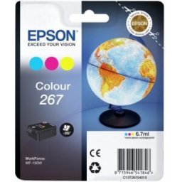 Epson 267 - Amarillo, cián , magenta - original - cartucho de tinta - para WorkForce WF-100W
