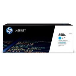 HP Cartucho de tóner Original LaserJet 658A cian