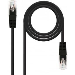 Nanocable CABLE RED LATIGUILLO RJ45 CAT.5E UTP AWG24, NEGRO, 5.0 M