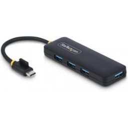 StarTech.com Hub USB-C de 4 Puertos - Ladrón USB Tipo C a 4 Puertos USB-A - Alimentado por el Bus -