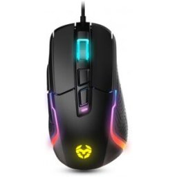 Krom Kick ratón Juego mano derecha USB tipo A Óptico 6200 DPI