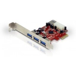Conceptronic C4USB3EXI, PCIe, USB 3.0, China, Rojo, Plata, Caja, VIA Labs Inc. VL800