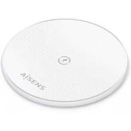 Aisens Cargador Inalambrico USB-C 15W Para Movil, Blanco