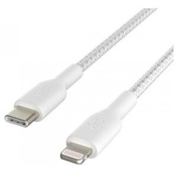 Belkin CAA004BT1MWH cable de conector Lightning 1 m Blanco