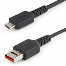StarTech.com Cable de 1m Adaptador Bloqueador USB de Datos – Adaptador USB a Micro USB de Carga Segu