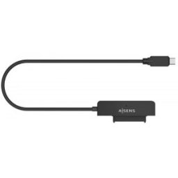 Aisens Adaptador SATA a USB-C USB3.0/USB3.1 Gen1 para Discos Duros 2.5″, Negro
