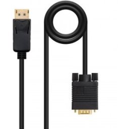Nanocable Cable Conversor DisplayPort a VGA, DP/M - VGA/M - Negro - 1 m