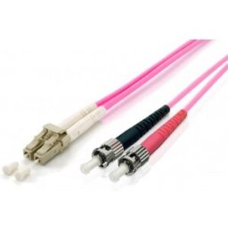Equip CABLE FIBRA OPTICA MULTIMODO LIBRE HALOGENOS LC/ST 50/125u 1M OM4