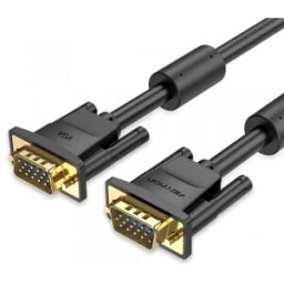 Vention Cable SVGA DAEBI/ VGA Macho - VGA Macho/ 3m/ Negro