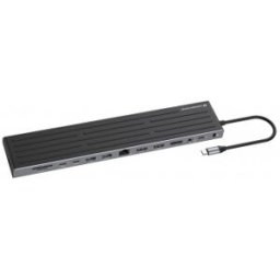 Conceptronic DONN32B base para portátil y replicador de puertos Alámbrico USB 3.2 Gen 1 (3.1 Gen 1)