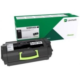 Lexmark 53B2H00, Tóner de láser, 25000 páginas, Negro, 1 pieza(s)