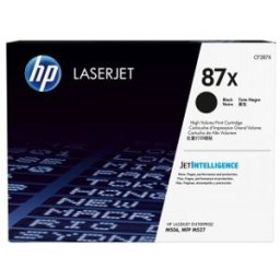 HP 87X High Yield Black Original LaserJet Toner Cartridge, Cartucho, Negro, Laser, , LaserJet Ente