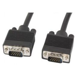 Lanberg CABLE VGA MACHO-MACHO CA-VGAC-10CC-0030-B - FERRITAS - NEGRO - 3 METROS