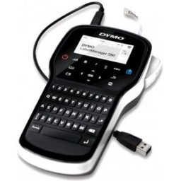 Dymo LabelManager 280, LCD, D1, 6, 9, 12 mm, Transferencia térmica, Negro, Plata, QWERTY