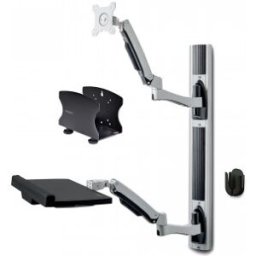 StarTech.com Estación de Trabajo Soporte de Pared para Monitor VESA de 27 Pulgadas (10kg) con Bracke