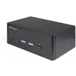 StarTech.com Switch Conmutador KVM de 2 Puertos HDMI 2.0 4K para 2 Monitores - Vídeo de 4K y 60Hz Ul