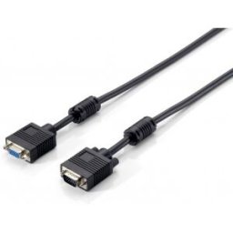 Equip CABLE ALARGADOR VGA 118807 - CONECTOR VGA MACHO A VGA HEMBRA - 1.8M - NEGRO