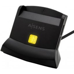 Aisens Lector De Tarjeta Dni Con Lector De Tarjetas SIM, SD, Micro SD, MMC, RS-MMC, MMC Micro, USB-C