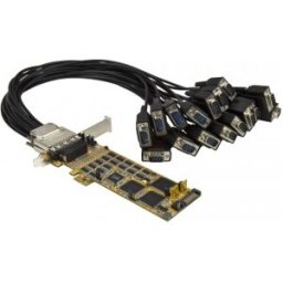 StarTech.com Tarjeta Adaptador Serie PCI Express de 16 Puertos RS232 DB9 - de Perfil Bajo