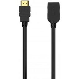 Aisens Cable HDMI V2.0 Prolongador Premium Alta Velocidad / Hec 4K@60Hz 18Gbps, A/M-A/H, Negro, 5.0M