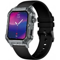Nilox NXSWTRAILWATCH Acero inoxidable con correa color Negro