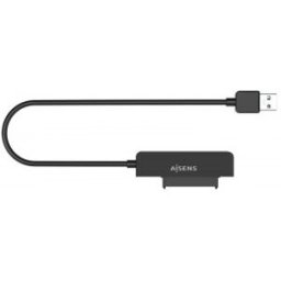 Aisens Adaptador SATA a USB-A USB3.0/USB3.1 Gen1 para Discos Duros 2.5″, Negro
