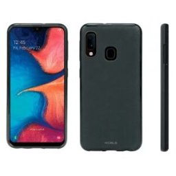 Mobilis Funda Negro para Samsung Galaxy A20e