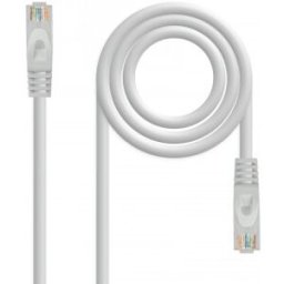 Nanocable Cable de red latiguillo RJ45 LSZH Cat.6A UTP AWG24, Gris, 2.0 m