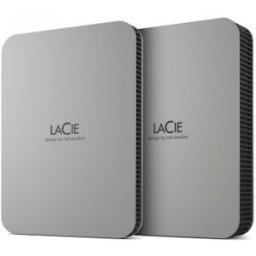 LaCie Mobile Drive - 5 TB - Moon Silver - USB-C 3.2