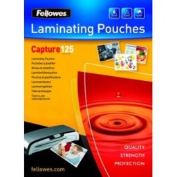 Fellowes Fundas de plastificar 5307407 - Acabado brillo - Tamaño A4 - 125 Micras - 100 Unidades