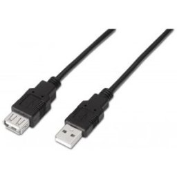 Aisens A101-0016 cable USB 1,8 m USB 2.0 USB A Negro