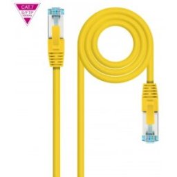 Nanocable Cable de Red Cat.7 600MHZ LSZH SFTP PIMF AWG26, Amarillo, 2 m