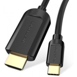 Vention Cable Conversor HDMI 1.4 4K CGUBH - USB Tipo-C Macho - HDMI Macho - 2m - Negro