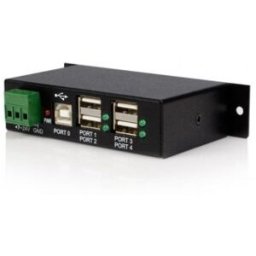 Startech.C MOUNTABLE 4 PORT RUGGED- Adaptador Concentrador HUB Ladrón USB 2.0 4 Puertos Reforzado Industrial co